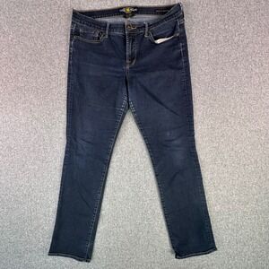 Lucky Brand Jeans Womens 12/31 Sweet 'N Straight Blue Dark Wash Denim